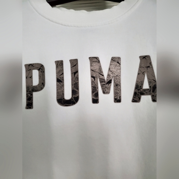 Puma Sweatshirt Dress White - Picture 4 of 5